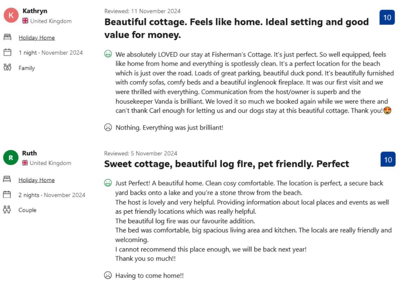Romantic Lakeside Cottage By The Beach! With Super Cosy Log Burner! The Perfect Escape To Your Home From Home By The Sea! So Relaxing - You Won'T Want To Leave! Pet Friendly! مابليتورب المظهر الخارجي الصورة
